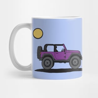 Purple Reign Wrangler with Sun Mug